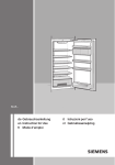 Siemens KF18RE50 refrigerator