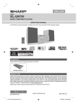 Sharp XLUH1H home audio set