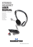 Manhattan 164429 headset