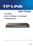 TP-LINK 24-Port 10/100Mbps + 4-Port Gigabit L2 Fully Managed Switch