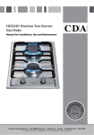 CDA HCG301SS hob