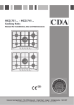 CDA HCG741SS hob