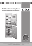 CDA FW850 fridge-freezer