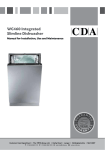 CDA WC460 dishwasher