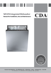 CDA WC370 dishwasher