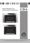 CDA MC60SS microwave