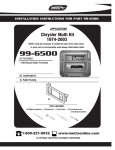 Metra 99-6500 mounting kit