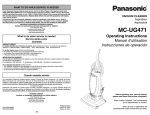 Panasonic MC-UG471 vacuum cleaner