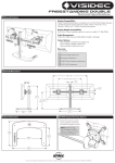 Atdec V-FS-DB flat panel desk mount