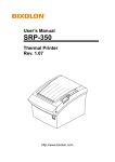 Bixolon SRP-350P label printer