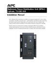 APC 5KVA PDU w/ 480 PRI 208/120 SEC K13 Rated XMER