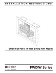 Chief FWDIWVB flat panel wall mount