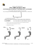 Chief KSA1012B mounting kit