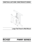 Chief PIWRF2000B flat panel wall mount