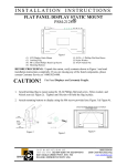 Chief PSM2133 flat panel wall mount