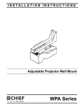 Chief WPAU flat panel wall mount