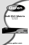 Gefen EXT-DVI-848 video splitter