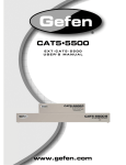 Gefen EXT-CAT5-5500 console extender