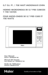 Haier MWM0701TSS microwave