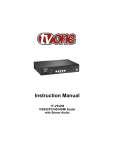 TV One 1T-VS-658 video splitter