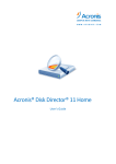 Acronis Disk Director 11 Home