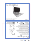 Kensington Laptop Privacy Screen - 15.4"/39.1cm
