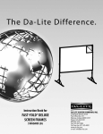 Da-Lite 88625 projection screen