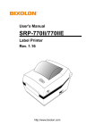 Bixolon SRP-770IICE label printer