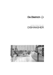 De Dietrich DVY640JU1 dishwasher