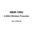 Vantec NBW-100U wireless presenter