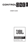 JBL CONTROL® SERIES Control One