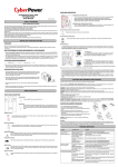 CyberPower PP1500SWT4 uninterruptible power supply (UPS)