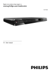 Philips DVD player with HDMI and USB DVP3580