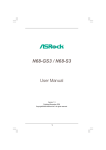 Asrock N68-S3 motherboard