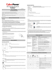 CyberPower OP1500 uninterruptible power supply (UPS)