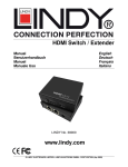 Lindy 70m CAT5e/6 2-Port HDMI Extender