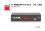 Lindy IP Access Switch Plus DVI USB Audio