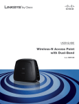 Linksys WAP610N WLAN access point
