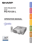 Sharp PG-F212X-L data projector