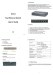 KTI Networks Nway network switch 10/100 Mbps