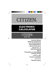 Citizen CPC110 calculator