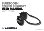 Manhattan Bluetooth Stereo Headset