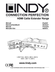 Lindy HDMI CAT5e/6 Extender 35m