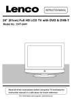 Lenco DVT-2441 24" Full HD Black