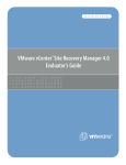 VMware vCenter Site Recovery Manager 4, 1 CPU