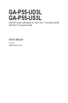 Gigabyte GA-P55-US3L motherboard