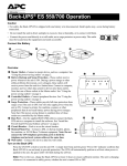 APC Power-Saving Back-UPS ES 8 Outlet 700VA 230V BS 1363
