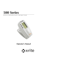 X-Rite 504 SpectroDensitometer