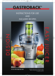 Gastroback Easy Juicer