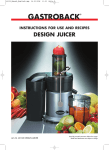 Gastroback Design Juicer